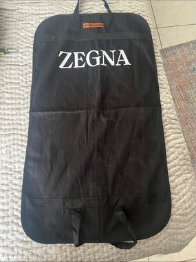 Zegna Black Garment Bag - Travel Suit Cover